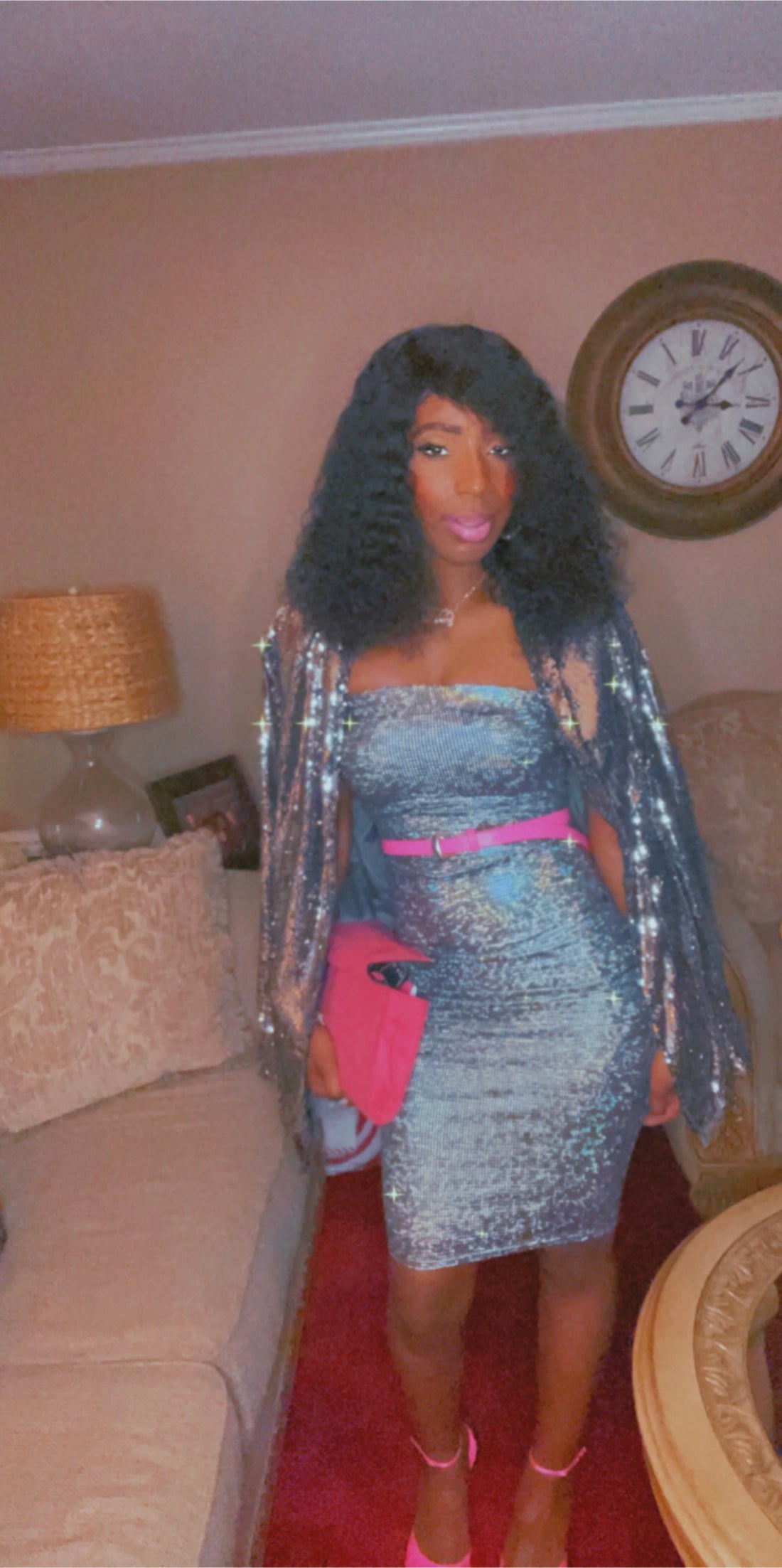 I want people to see the dress, but focus on the woman..